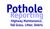 State of NJ, Pothole Report Link