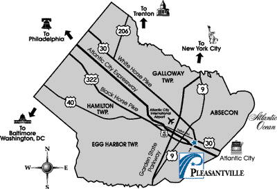 Directions City of Pleasantville NJ